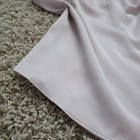 Women's Express Elegant Pink Lace Trim Camisole - Small - Picture 2 of 5